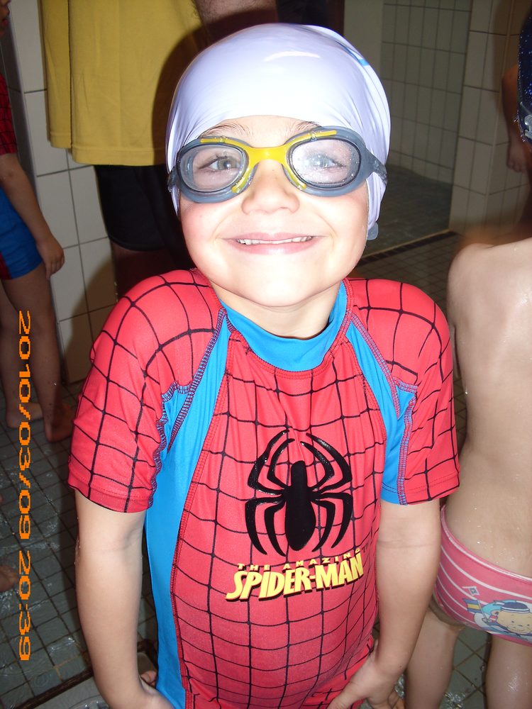 Premiers cours de natation
